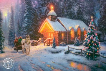 Christmas Painting - Christmas Chapel I TK